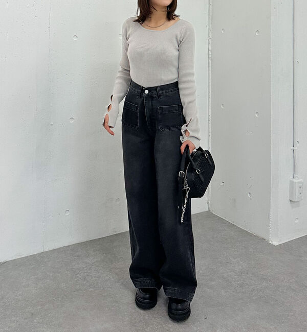 archives「２ｗａｙホールリブニットプルオーバー」|ニット・セーター|