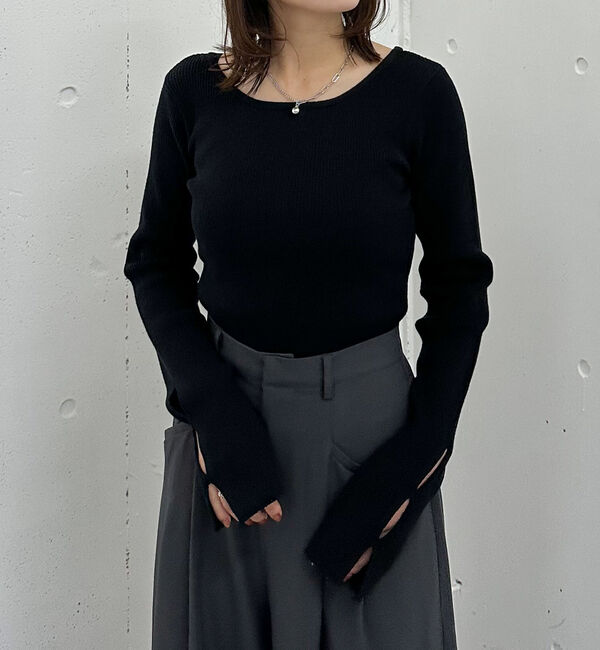 archives「２ｗａｙホールリブニットプルオーバー」|ニット・セーター|