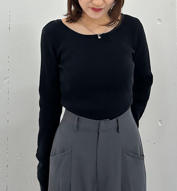 archives「２ｗａｙホールリブニットプルオーバー」|ニット・セーター|