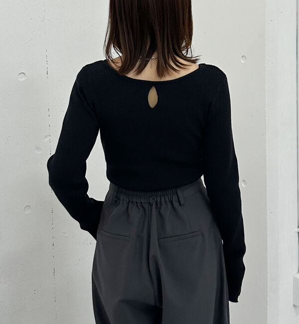 archives「２ｗａｙホールリブニットプルオーバー」|ニット・セーター|