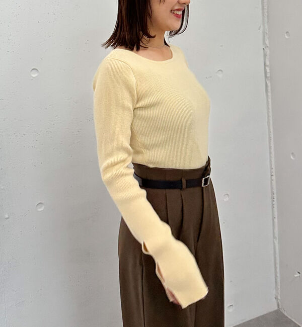 archives「２ｗａｙホールリブニットプルオーバー」|ニット・セーター|