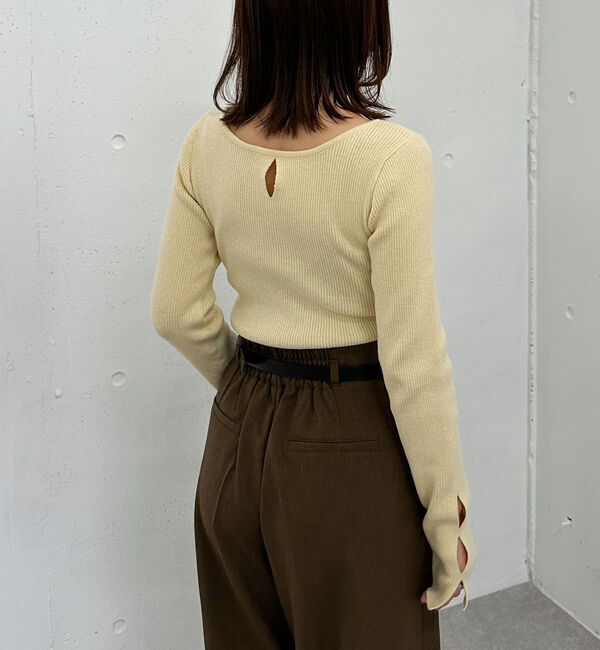 archives「２ｗａｙホールリブニットプルオーバー」|ニット・セーター|