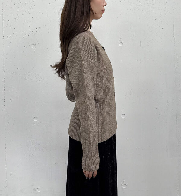 archives「Ｖネックメランジニットカーディガン」|カーディガン|