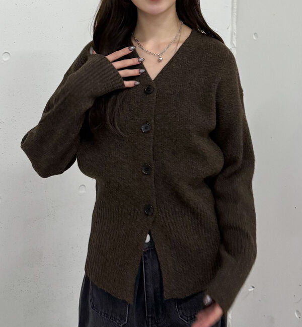 archives「Ｖネックメランジニットカーディガン」|カーディガン|