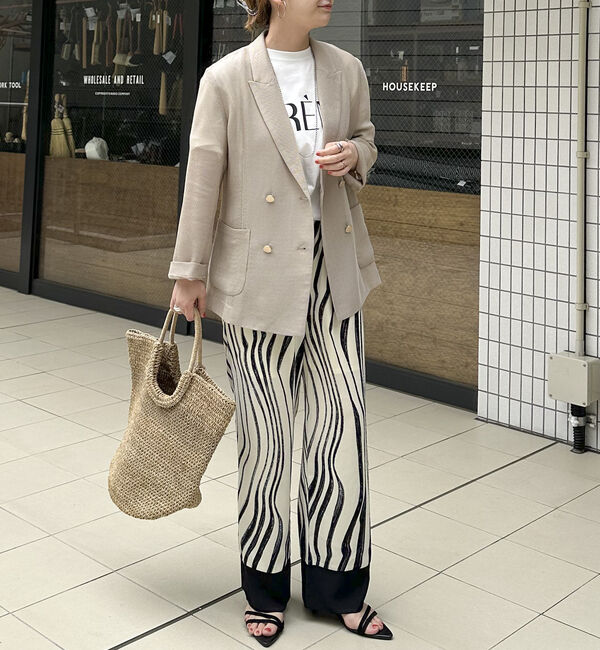 Doux archives「メッシュテーラードダブルジャケット」|テーラードジャケット|