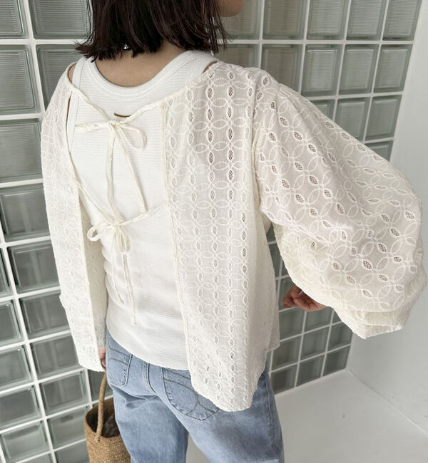 Doux archives「カットレース２ｗａｙブラウス」|シャツ・ブラウス|