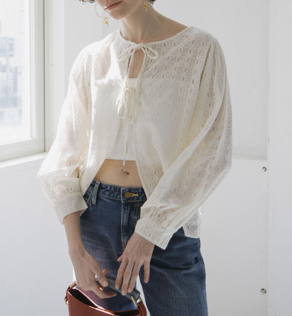 Doux archives「カットレース２ｗａｙブラウス」|シャツ・ブラウス|