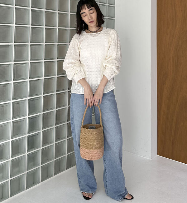 Doux archives「カットレース２ｗａｙブラウス」|シャツ・ブラウス|