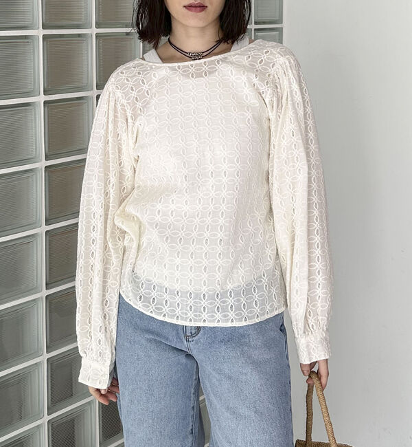 Doux archives「カットレース２ｗａｙブラウス」|シャツ・ブラウス|