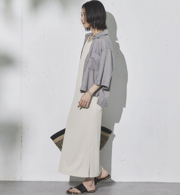 Doux archives「バイオウォッシュ加工ショートシャツ」|シャツ・ブラウス|