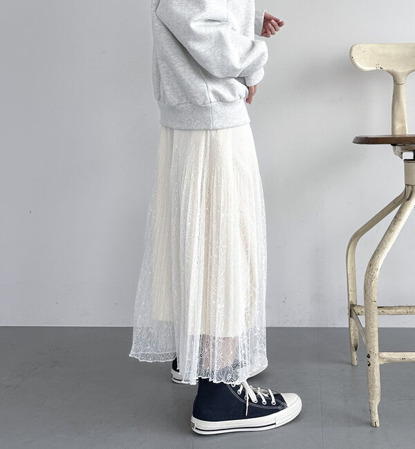 Doux archives「レースプリーツスカート」|スカート|