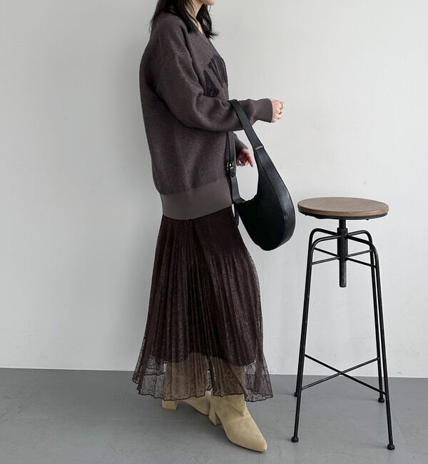 Doux archives「レースプリーツスカート」|スカート|