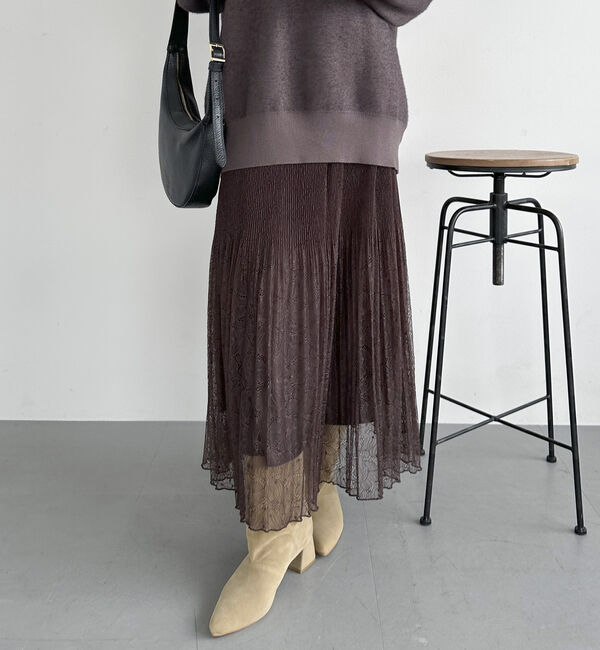 Doux archives「レースプリーツスカート」|スカート|
