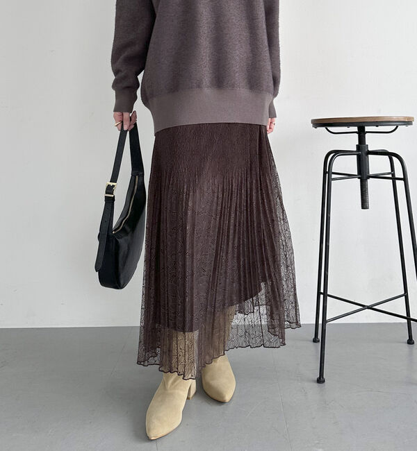 Doux archives「レースプリーツスカート」|スカート|