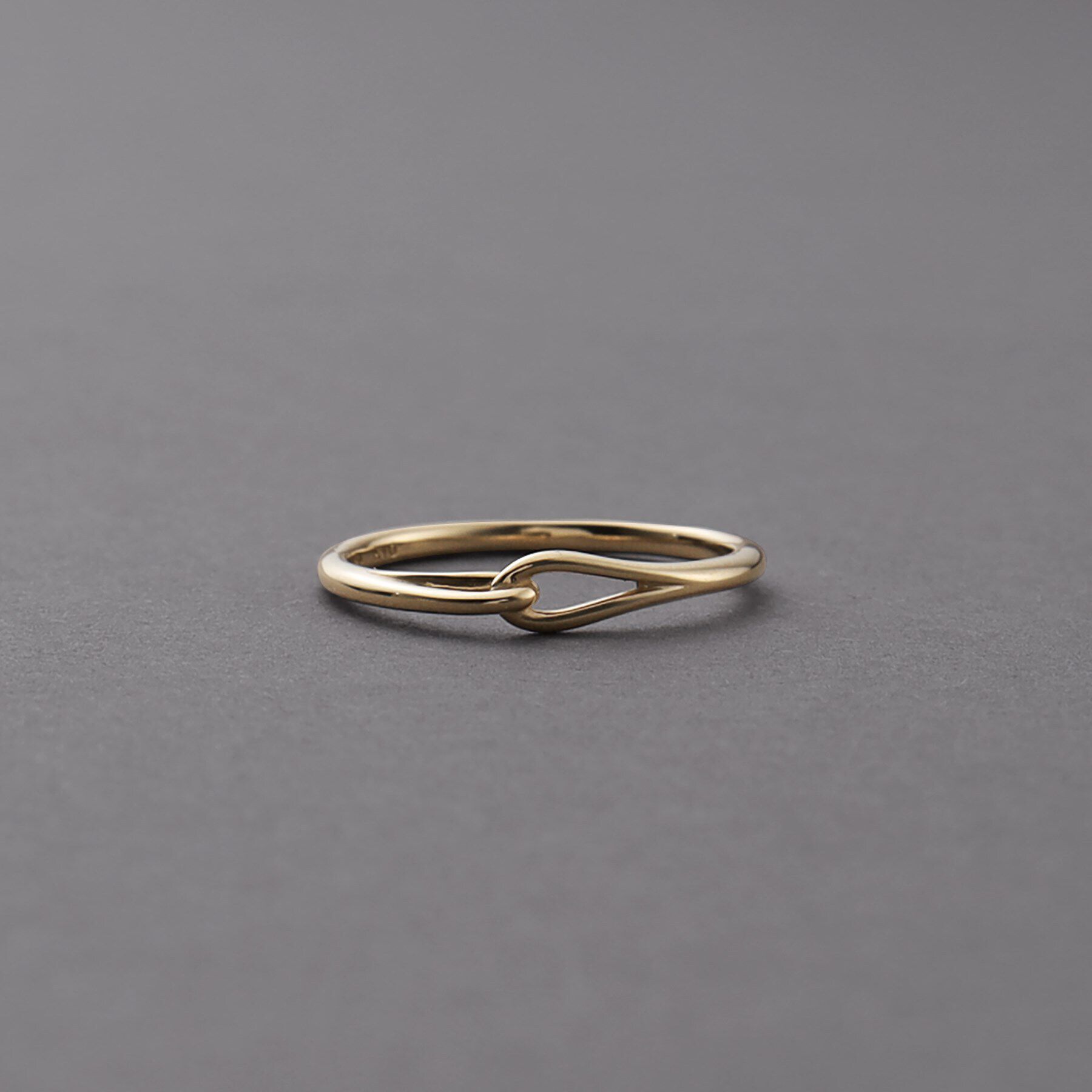 COCOSHNIK ONKITSCH「K10スキニーピンキーリング デュアルフック」|リング|