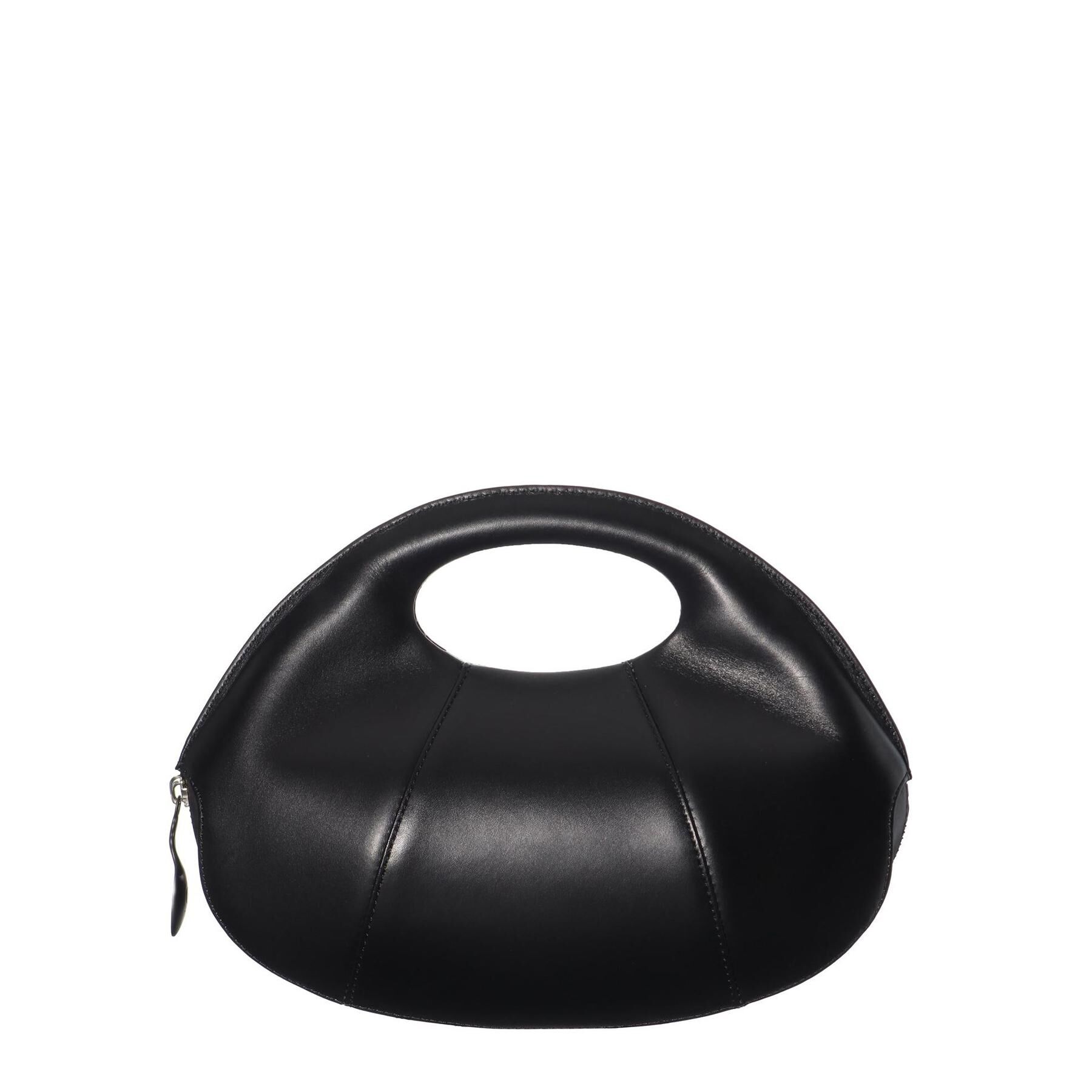 HIROKO HAYASHI「◆LEO(レオ)クロワッサンバッグM」|ハンドバッグ|ブラック(019)