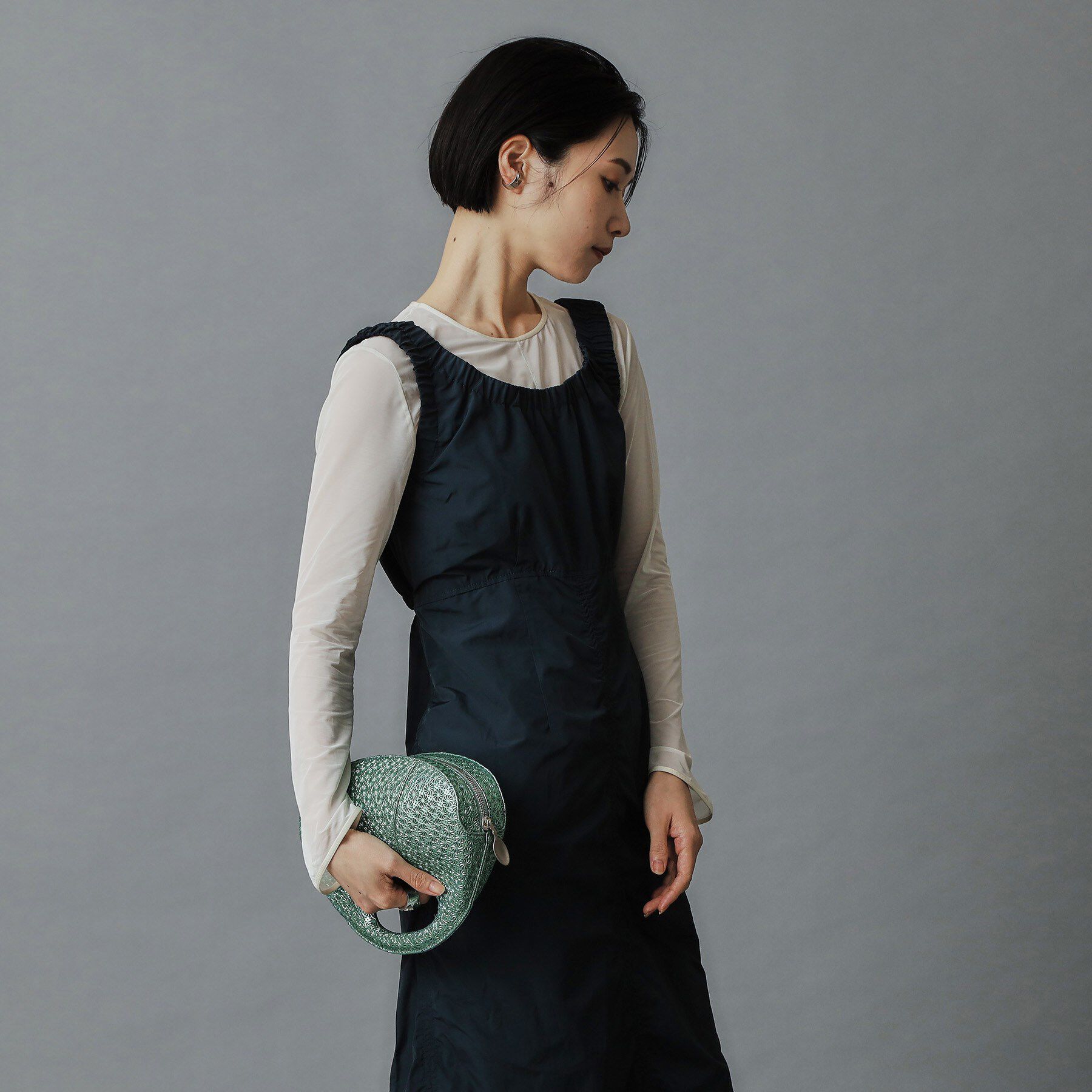 HIROKO HAYASHI「GIRASOLE PIPERITA（ジラソーレ ピペリータ）クロワッサンバッグ」|ハンドバッグ|