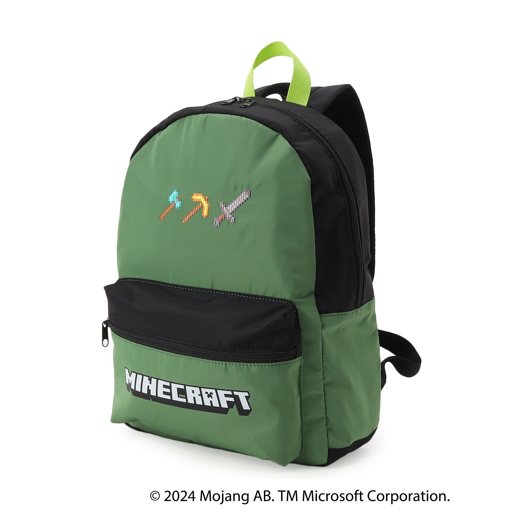 SHOO･LA･RUE「【マインクラフト】刺繍リュック」|リュック|グリーン(524)