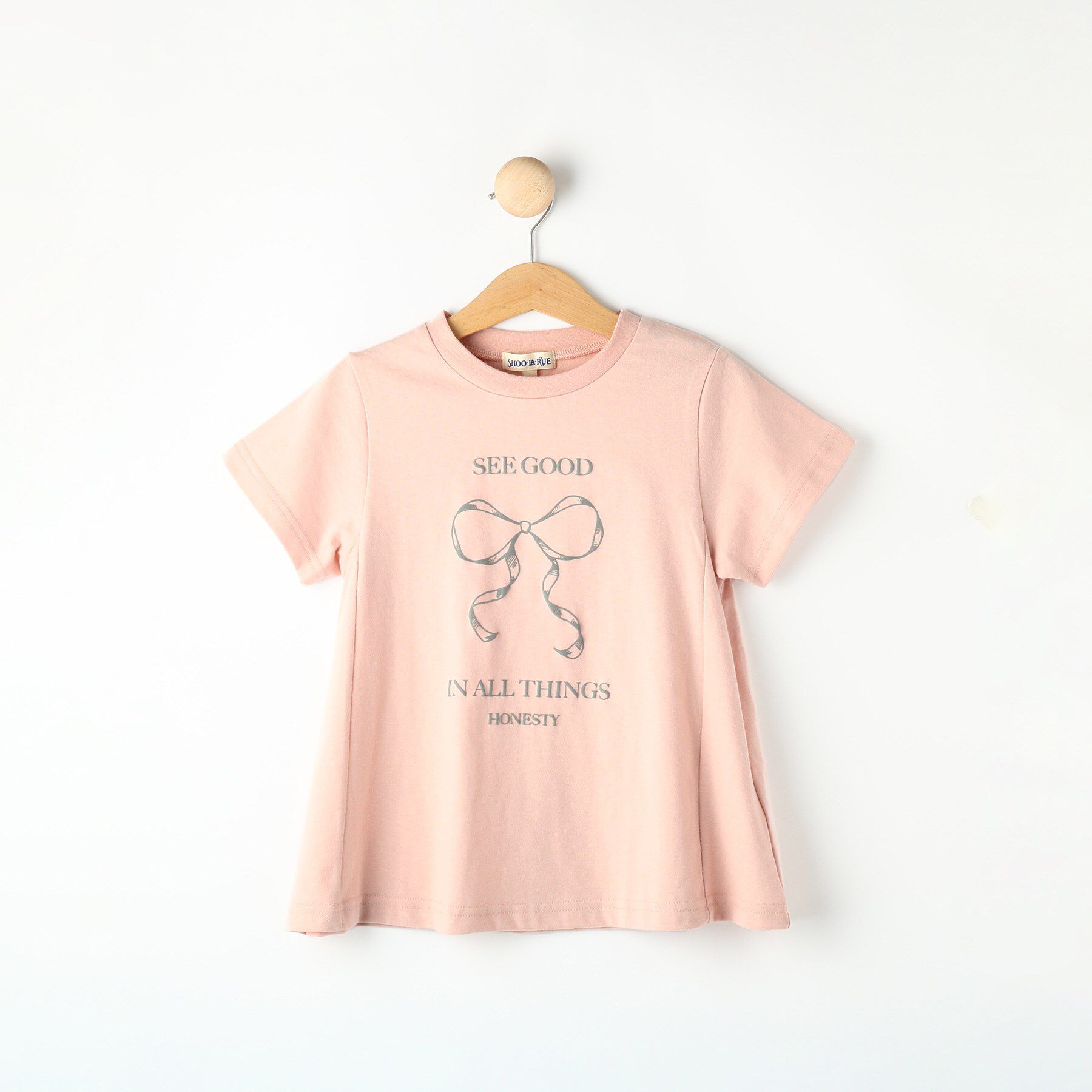 SHOO･LA･RUE「【100-120cm】プリントフレアTシャツ」|Tシャツ・カットソー|