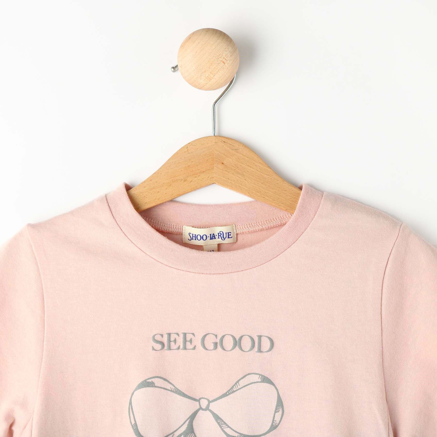 SHOO･LA･RUE「【100-120cm】プリントフレアTシャツ」|Tシャツ・カットソー|