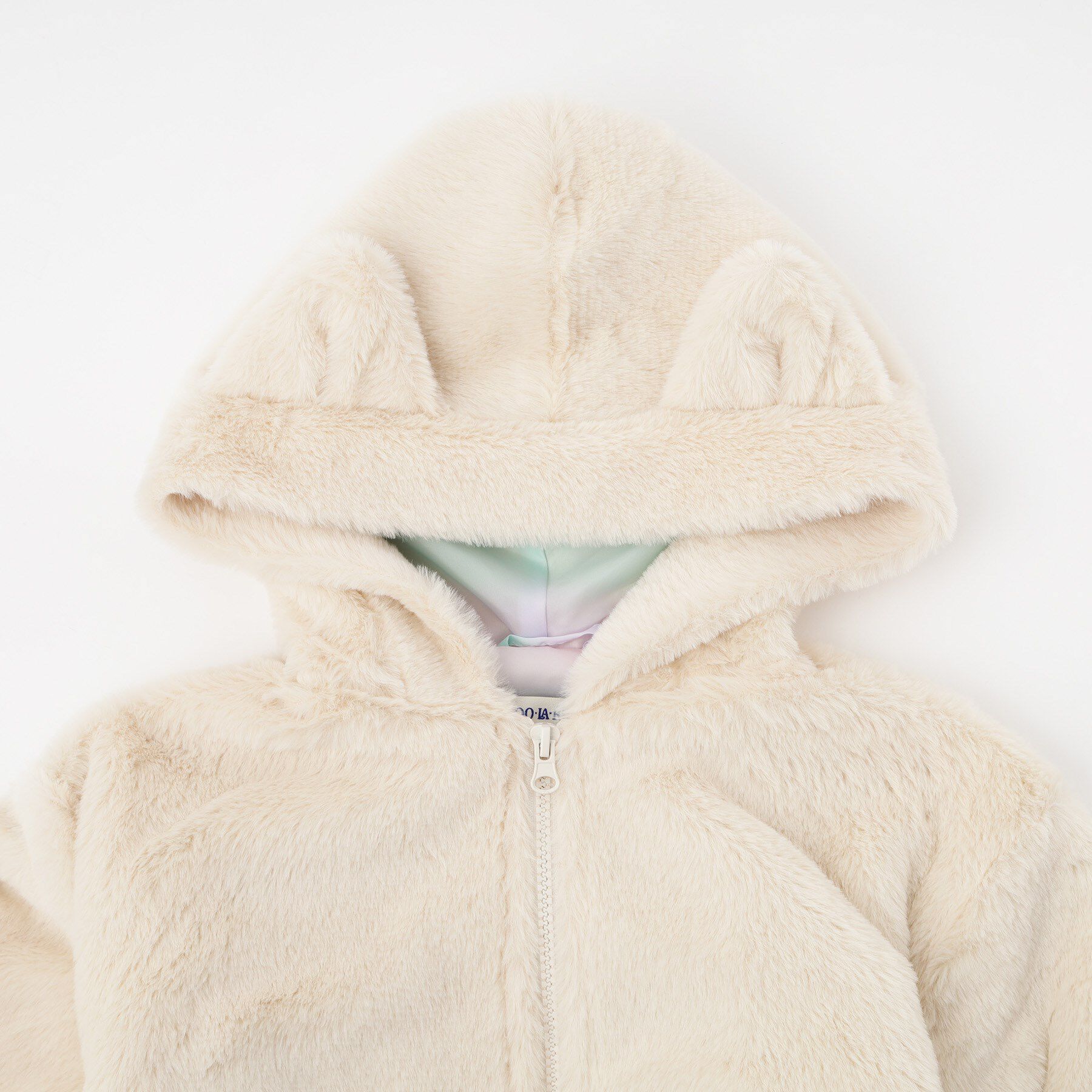 SHOO･LA･RUE「【100-120cm/トドラー】耳付きエコファーパーカ」|パーカー|