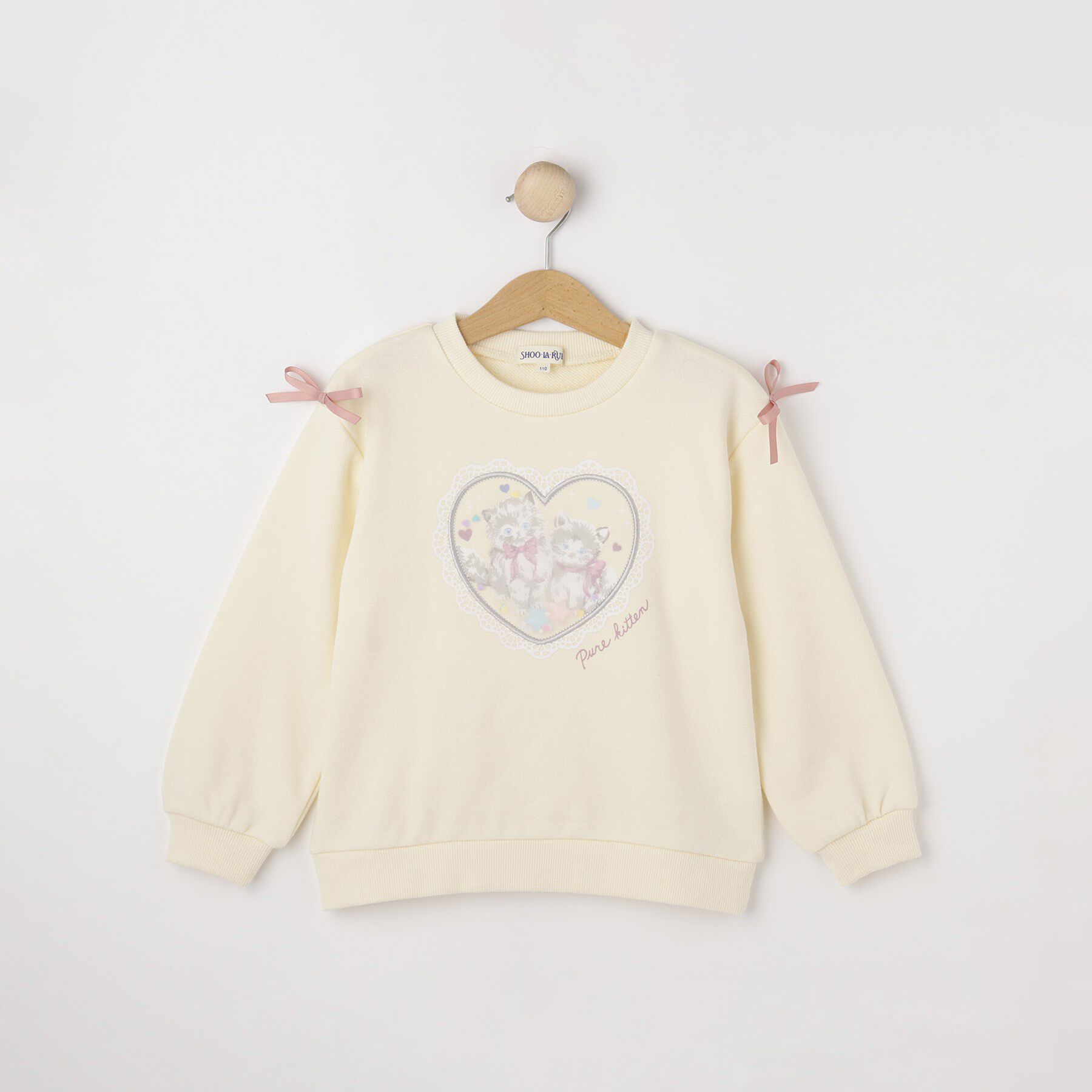 SHOO･LA･RUE「【100-150cm】オーガンジーモチーフスウェット」|その他|