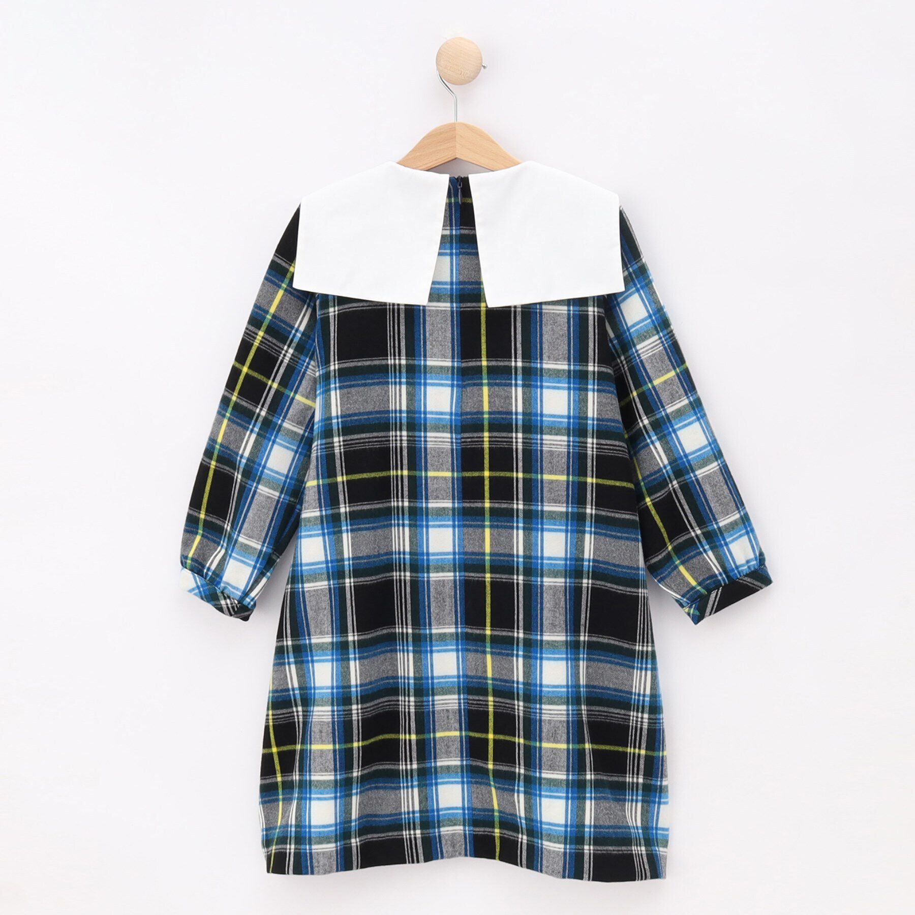 Dessin「衿付チェックワンピース」|ワンピース|