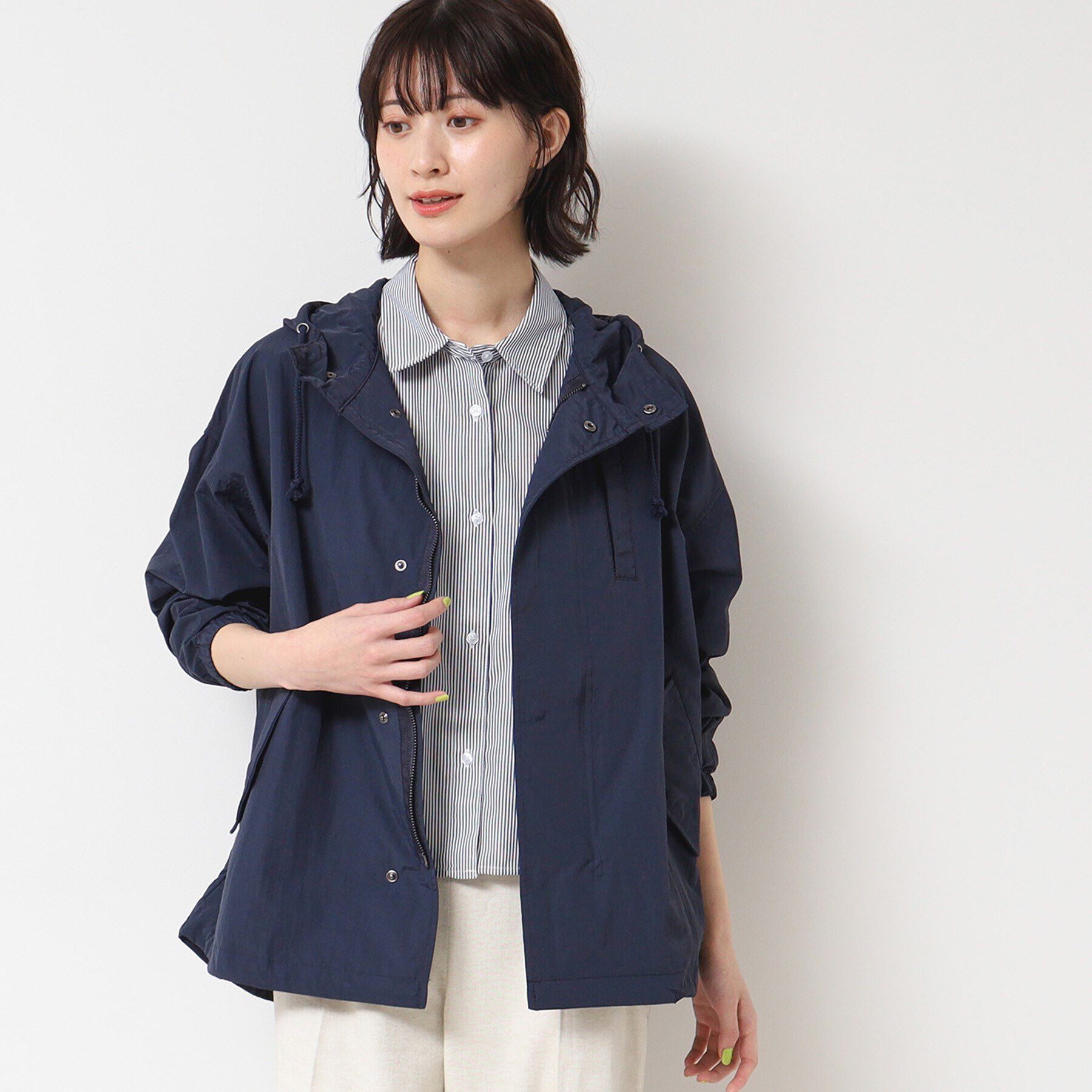 Dessin「【ユニセックス】ナイロンタッサーブルゾン」|ブルゾン・スタジャン|ネイビー(094)