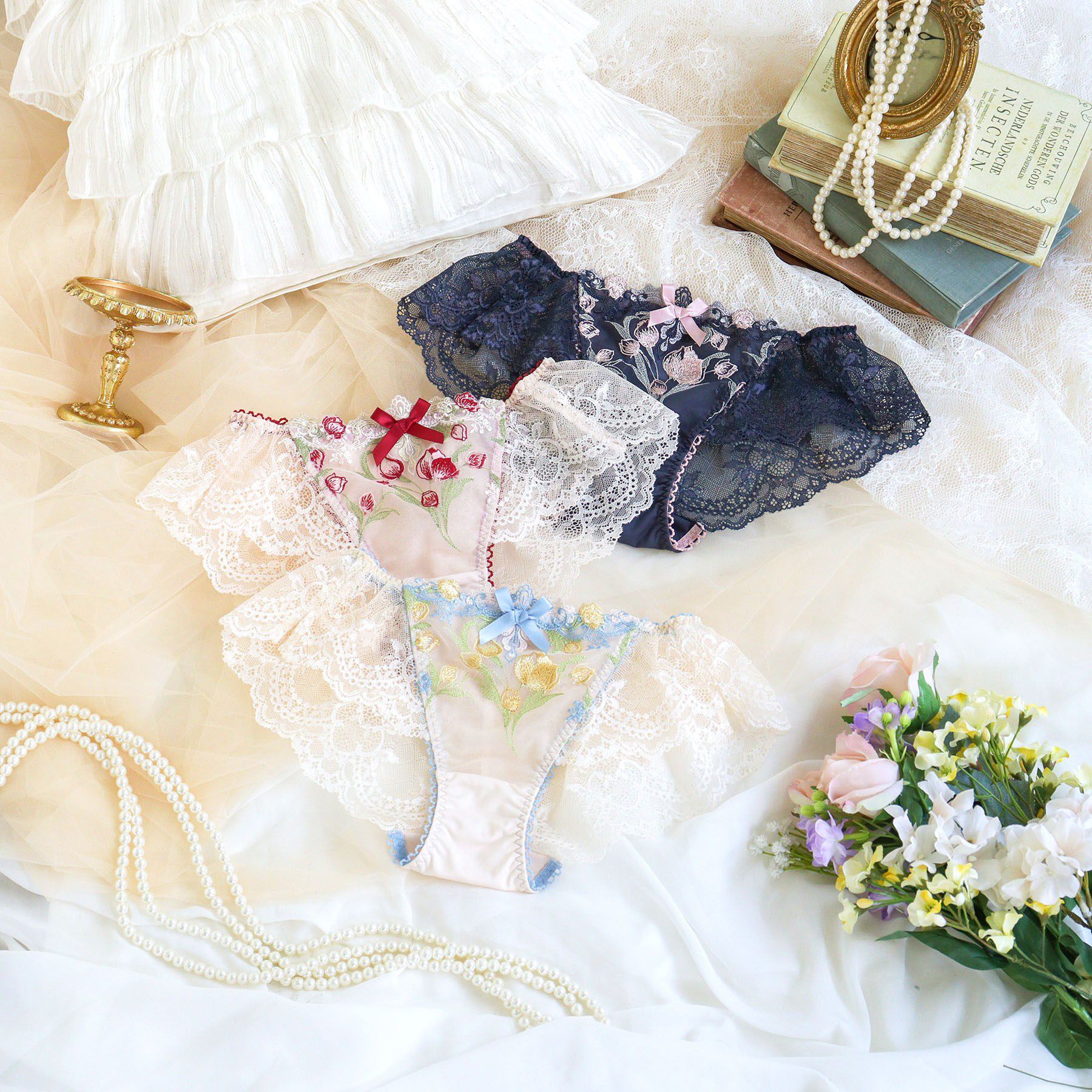 Risa Magli「ラリッサ レースショーツ」|インナー|