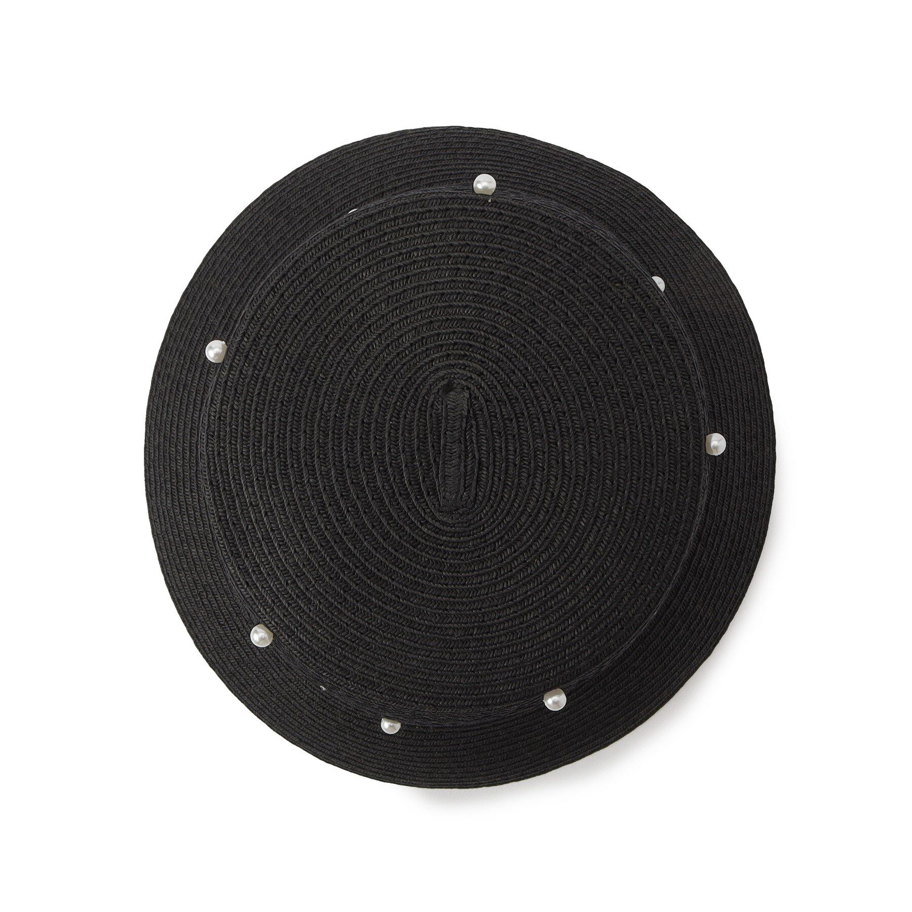 ITS&rsquo;DEMO「【サイズ調整可】パール調ペーパーベルハット」|ハット|