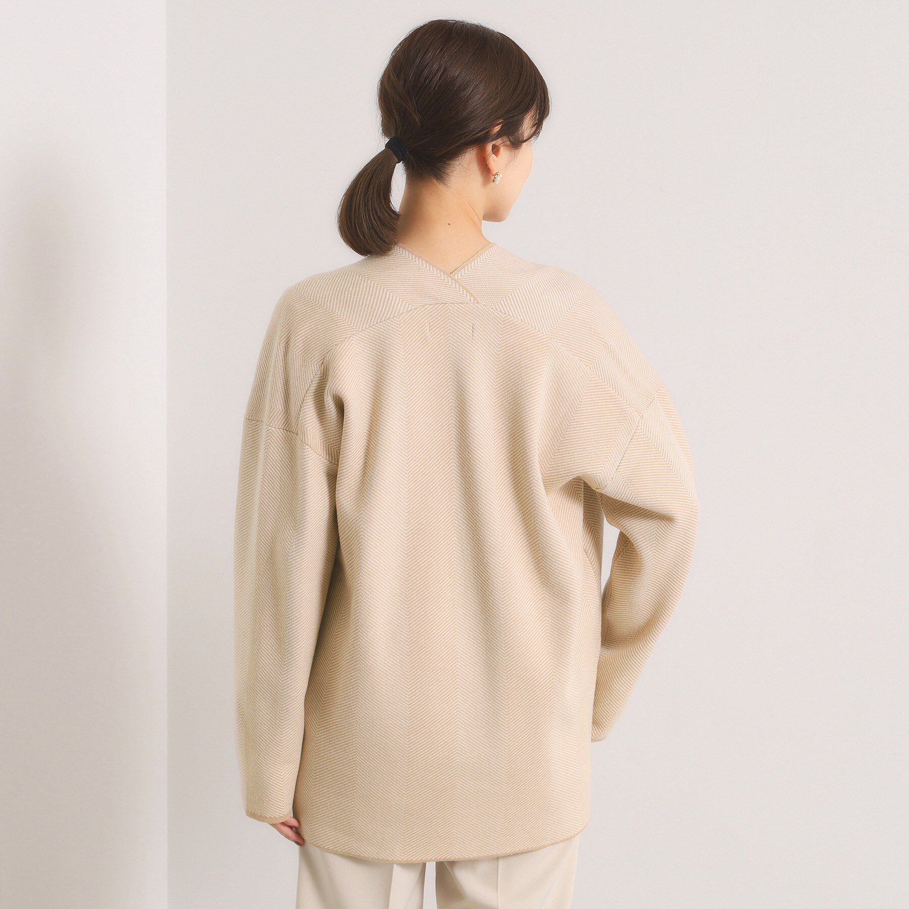 ITS&rsquo;DEMO「【手洗い可】Wジャカードコーディガン」|カーディガン|