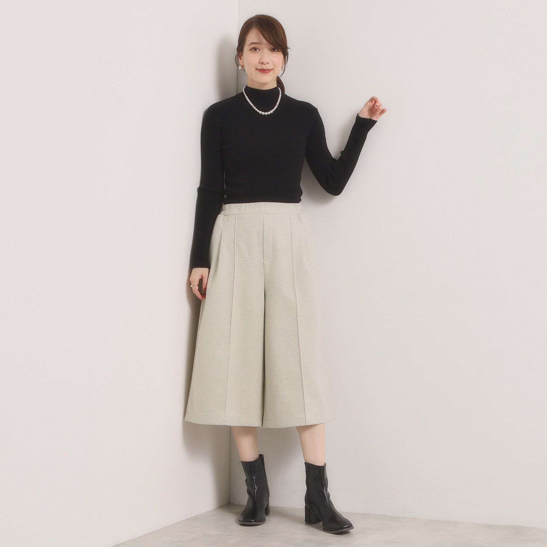 ITS&rsquo;DEMO「【洗濯機OK】カットメルトンキュロット」|その他|