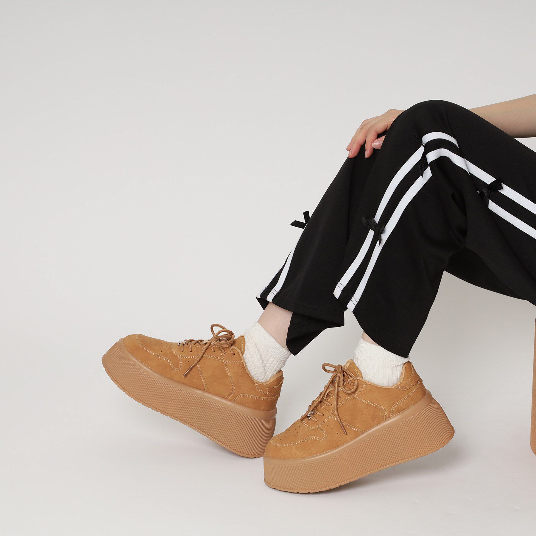 csT&P「厚底プラットフォームスニーカー」|スニーカー|