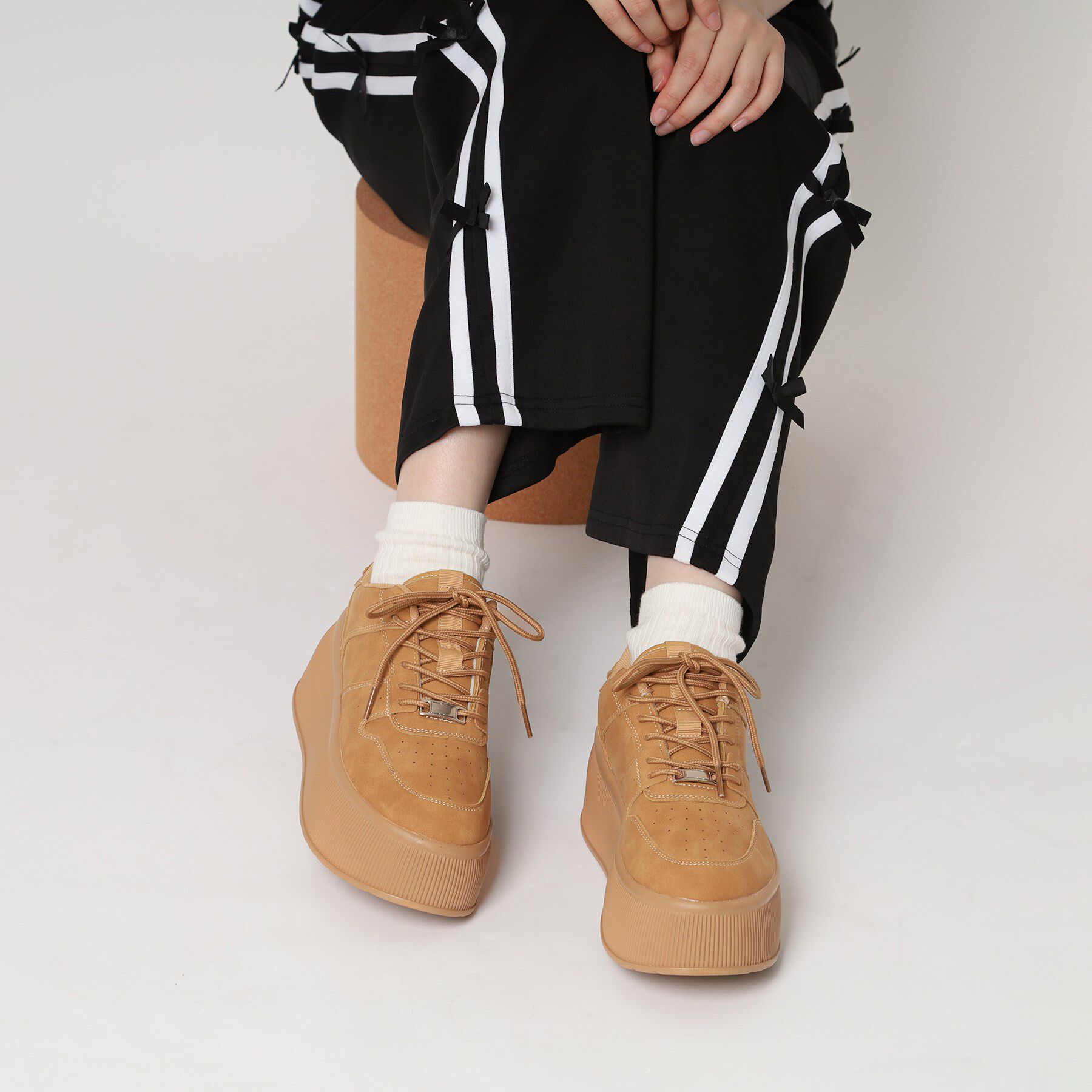 csT&P「厚底プラットフォームスニーカー」|スニーカー|