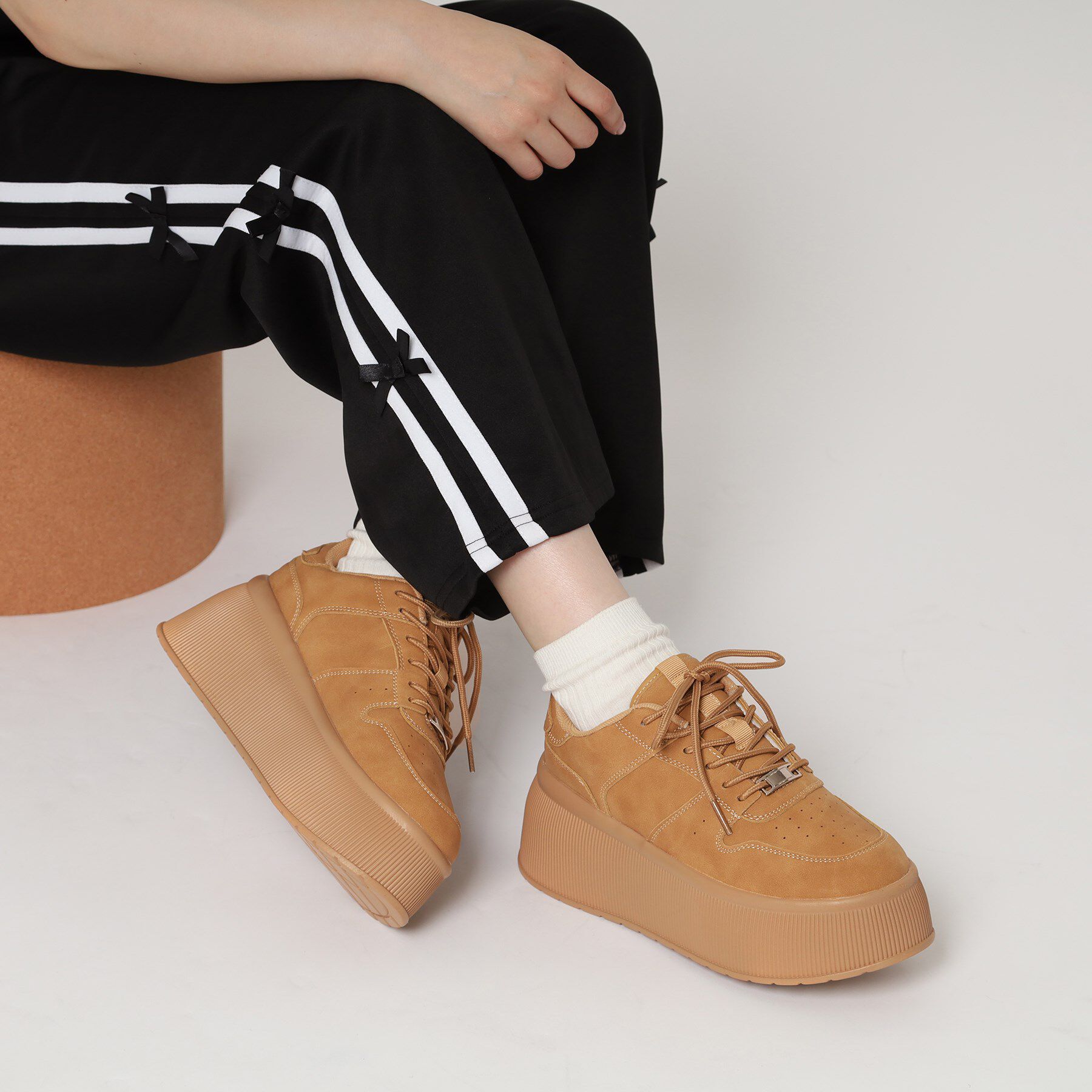 csT&P「厚底プラットフォームスニーカー」|スニーカー|