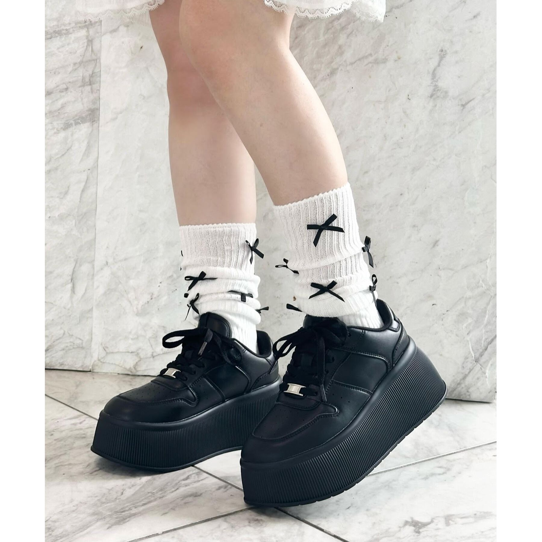 csT&P「厚底プラットフォームスニーカー」|スニーカー|