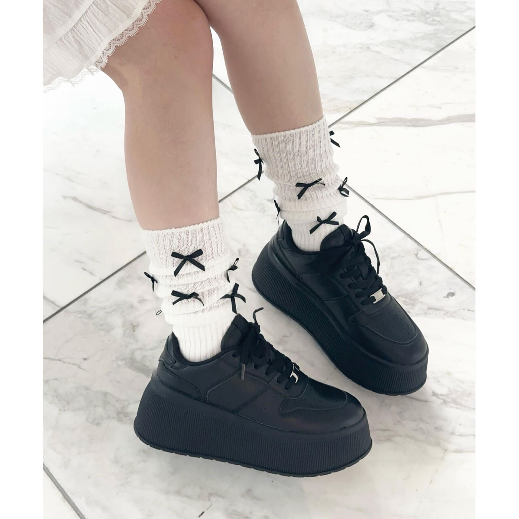 csT&P「厚底プラットフォームスニーカー」|スニーカー|