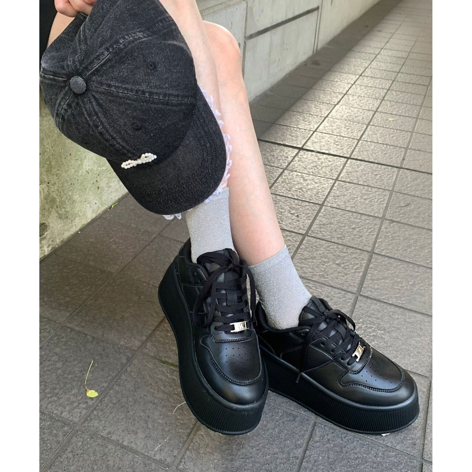 csT&P「厚底プラットフォームスニーカー」|スニーカー|