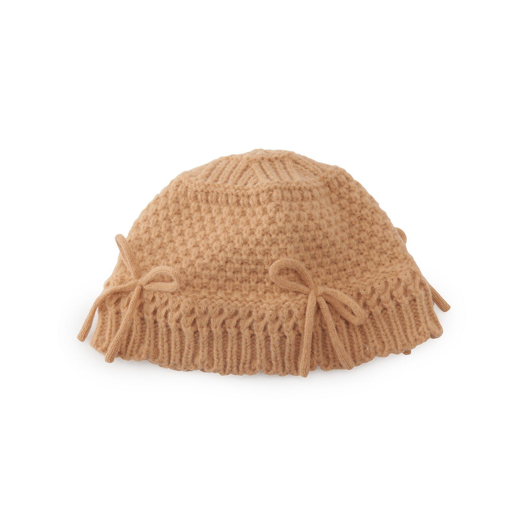 Grandedge「コードリボンニットチューリップハット」|ニット帽|