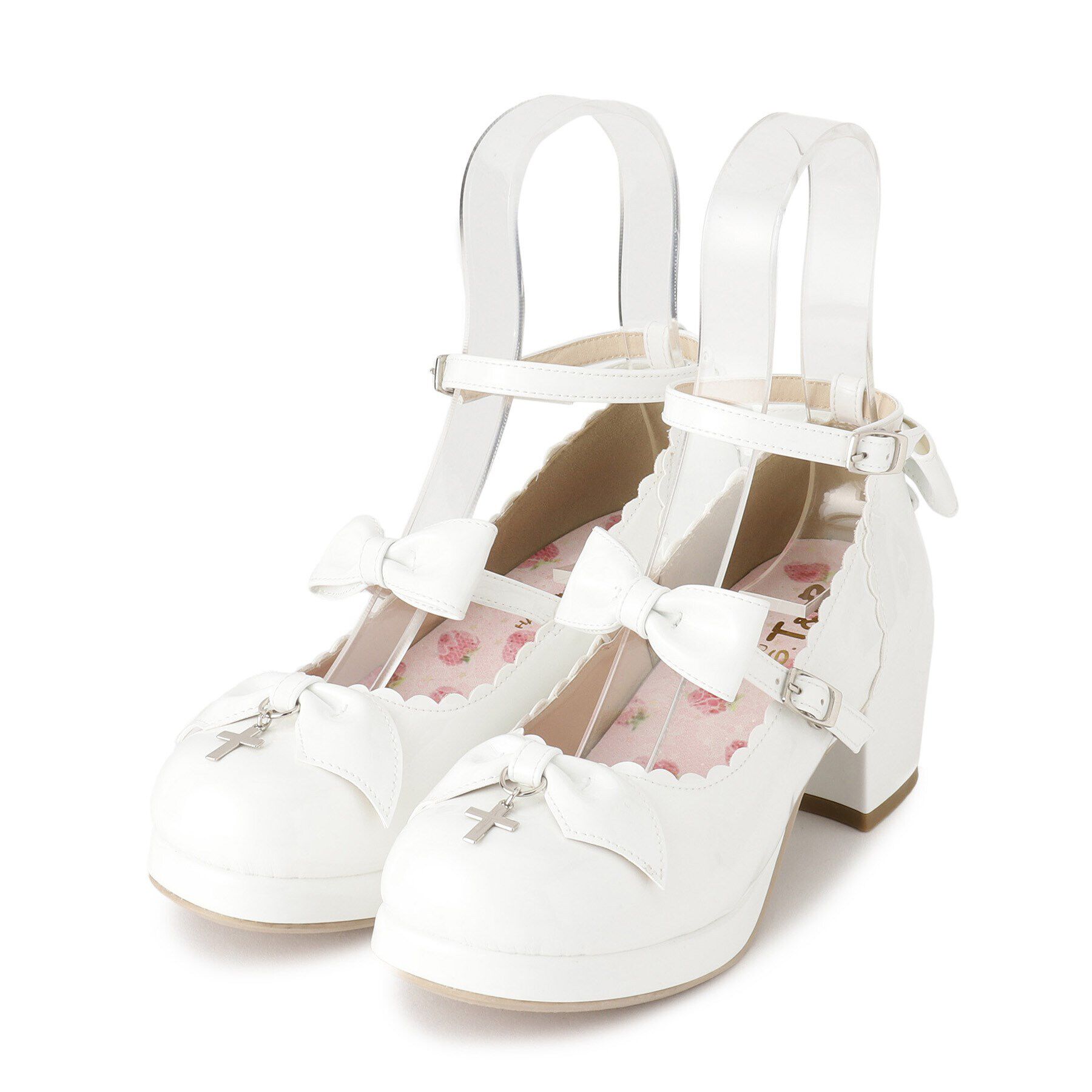 csT&P「デビルリボン付き小悪魔パンプス」|パンプス|ホワイト(201)