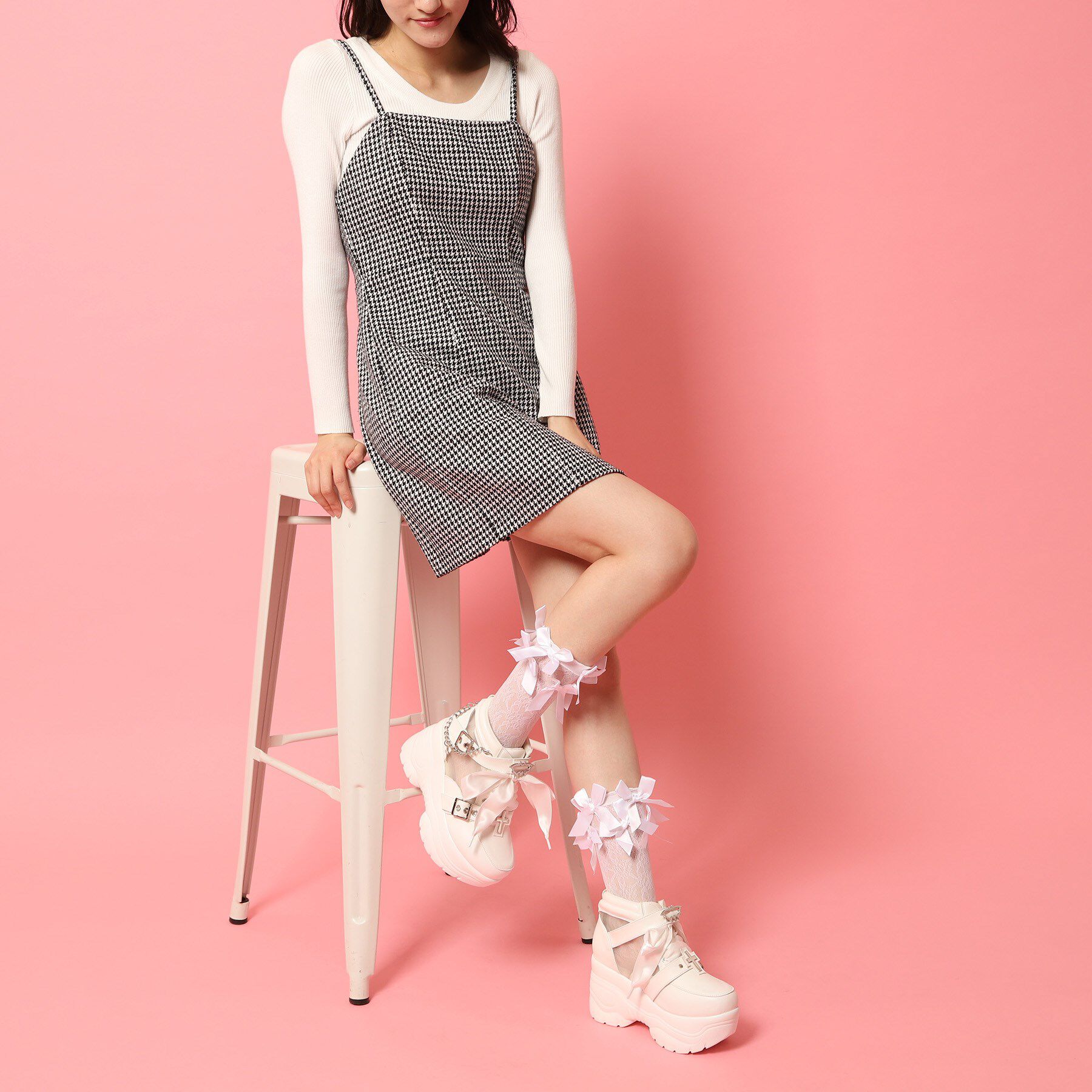 csT&P「十字架チュールスニーカー」|スニーカー|