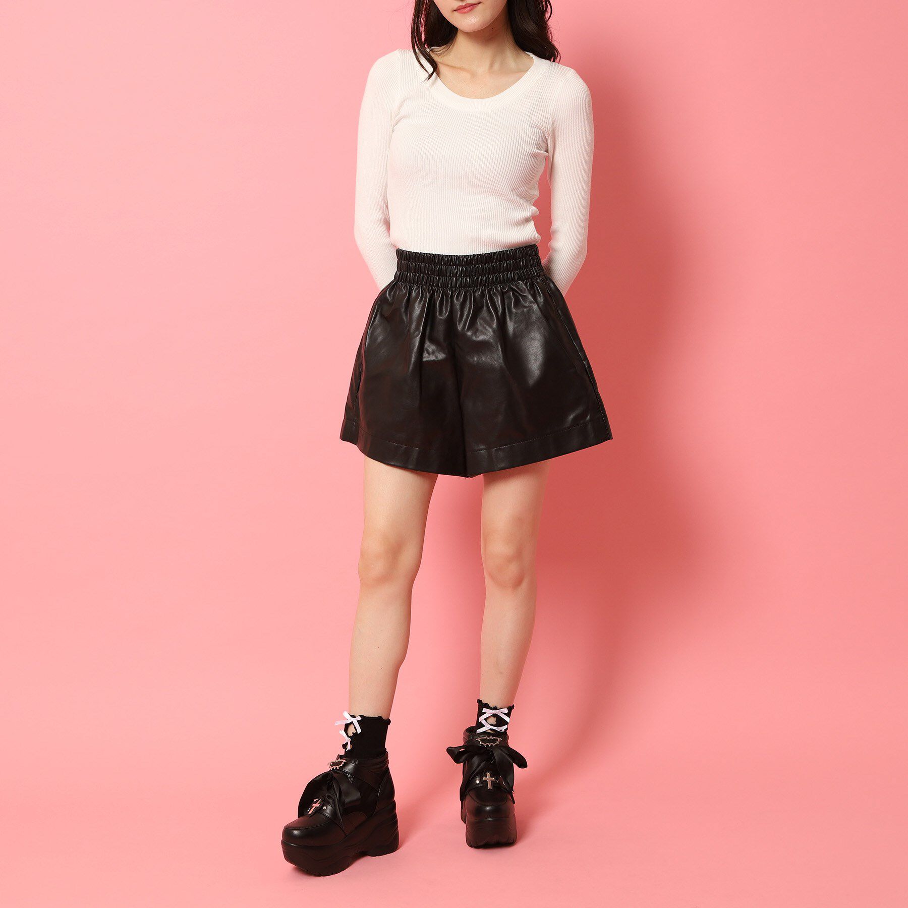 csT&P「十字架チュールスニーカー」|スニーカー|