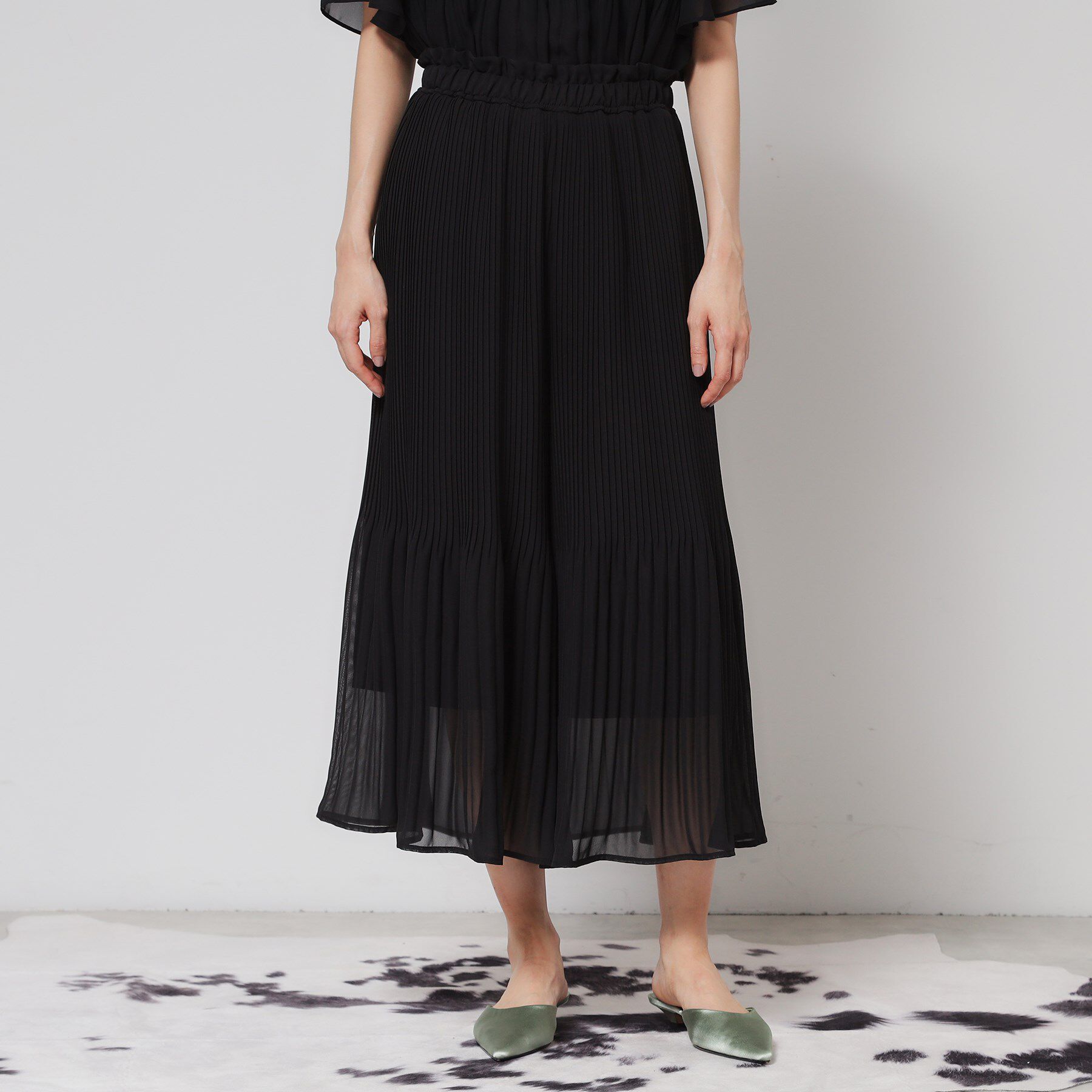 SunaUna「【ウエストゴム／ウォッシャブル】プリーツパンツ」|その他|