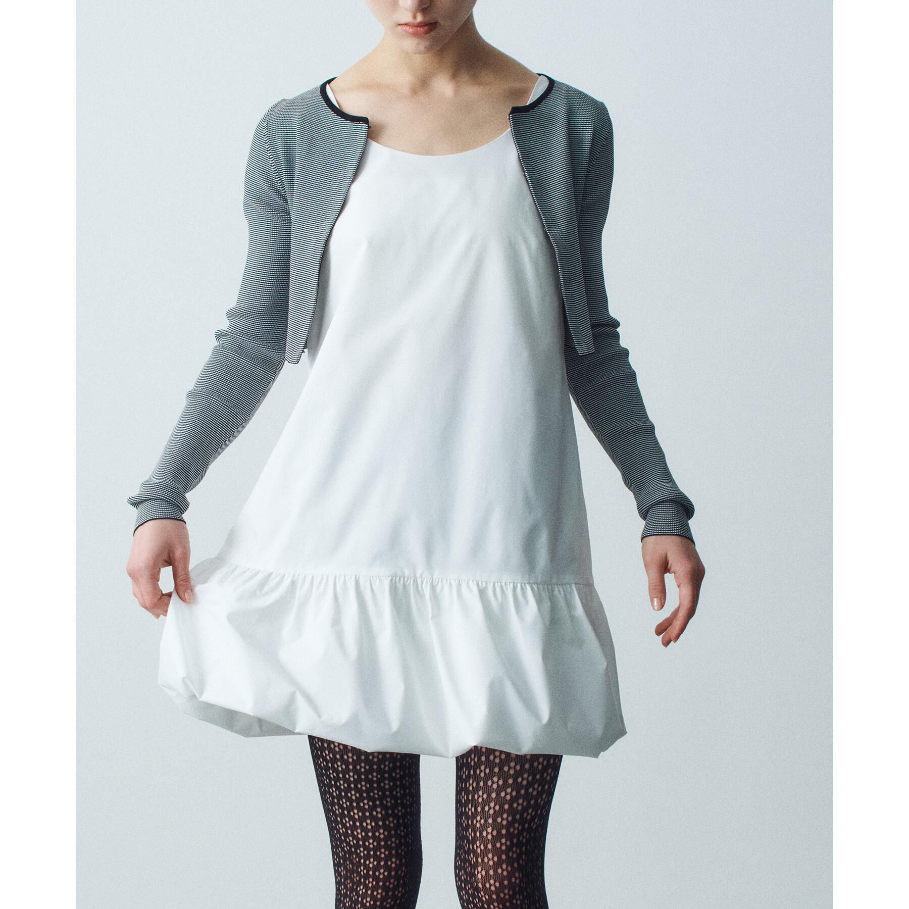 CODE A「balloon mini dress」|ワンピース|ホワイト(001)