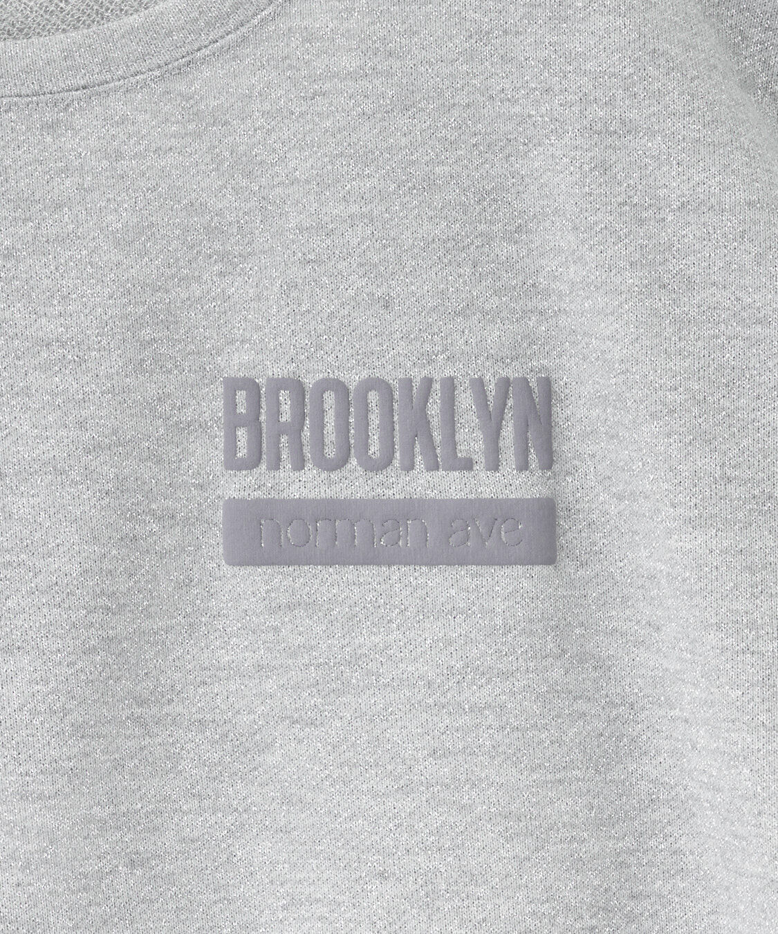 COCO DEAL「ラメ裏毛発泡プリントロゴTシャツ」|Tシャツ・カットソー|