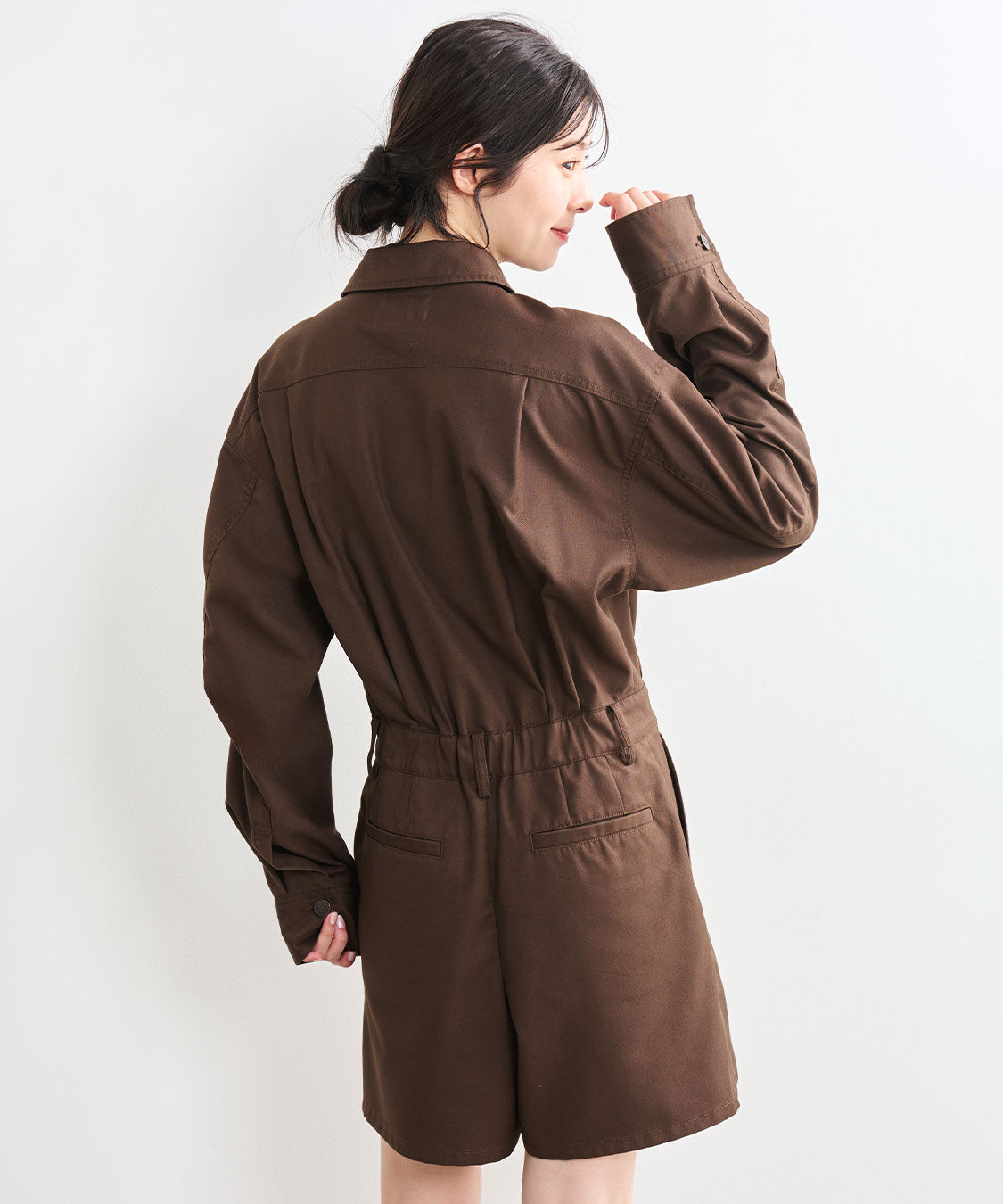 COCO DEAL「《COCO DEAL/Dickies(R)》シャツオールインワン」|オールインワン|