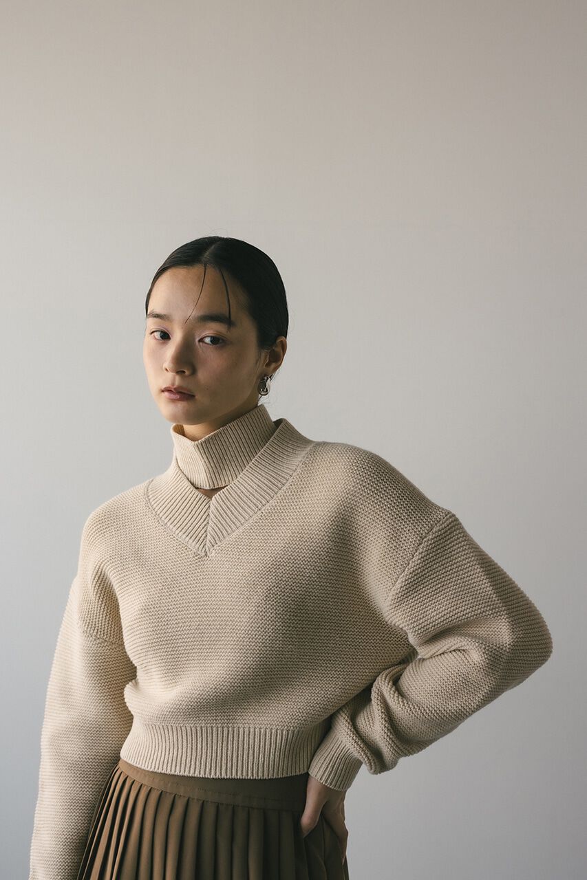 STYLEMIXER「チョーカーネックVニット」|ニット・セーター|IVOY3
