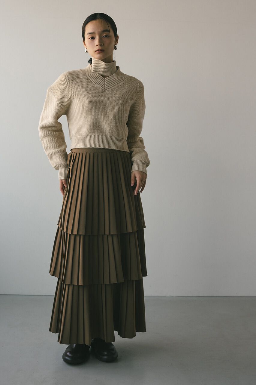 STYLEMIXER「チョーカーネックVニット」|ニット・セーター|