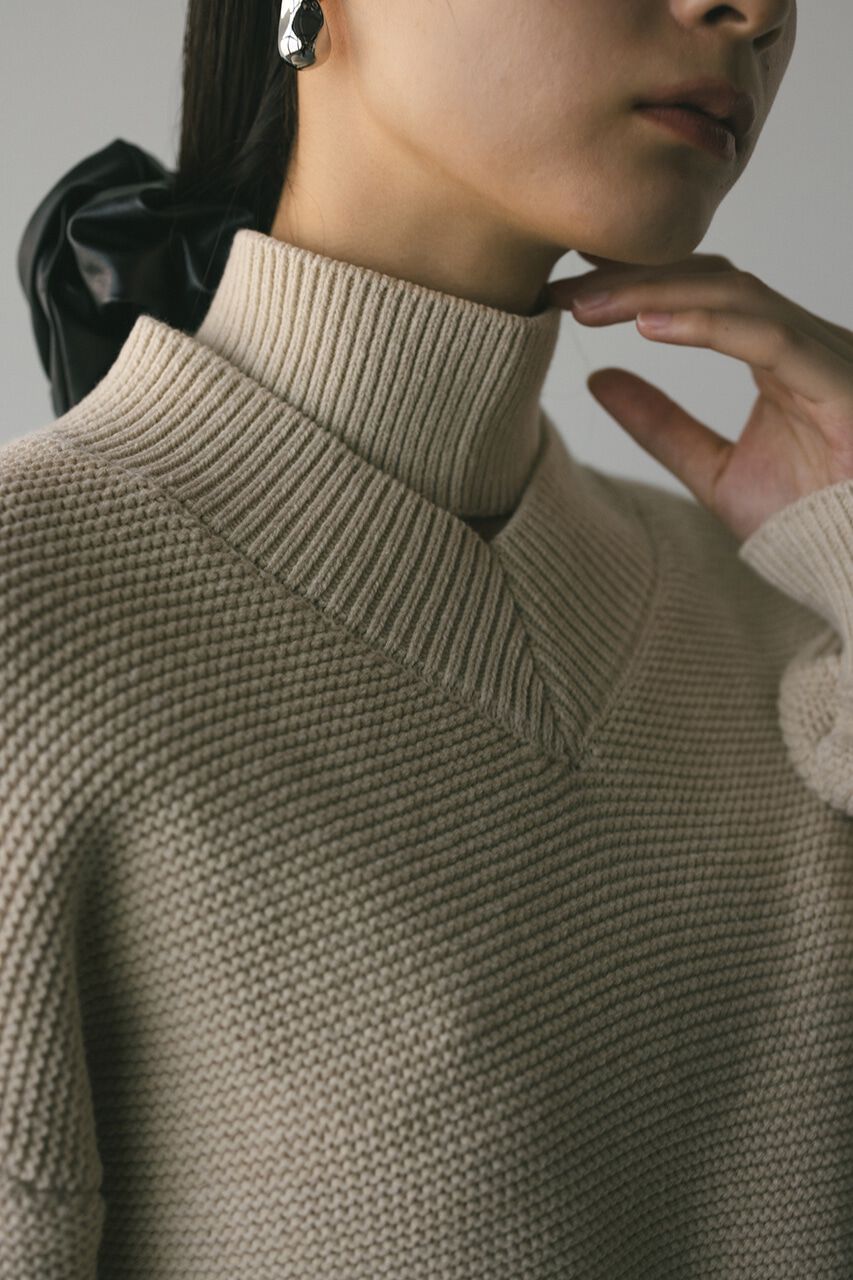 STYLEMIXER「チョーカーネックVニット」|ニット・セーター|