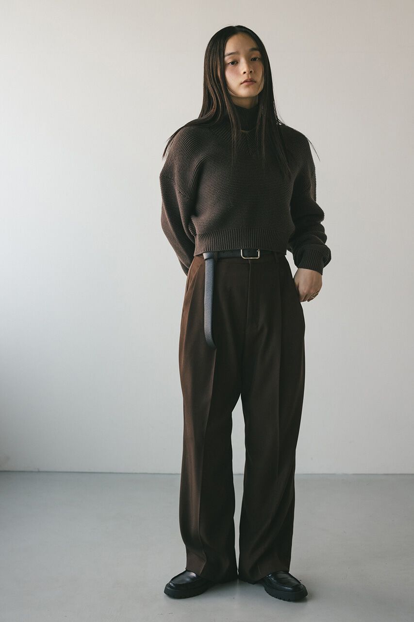 STYLEMIXER「チョーカーネックVニット」|ニット・セーター|